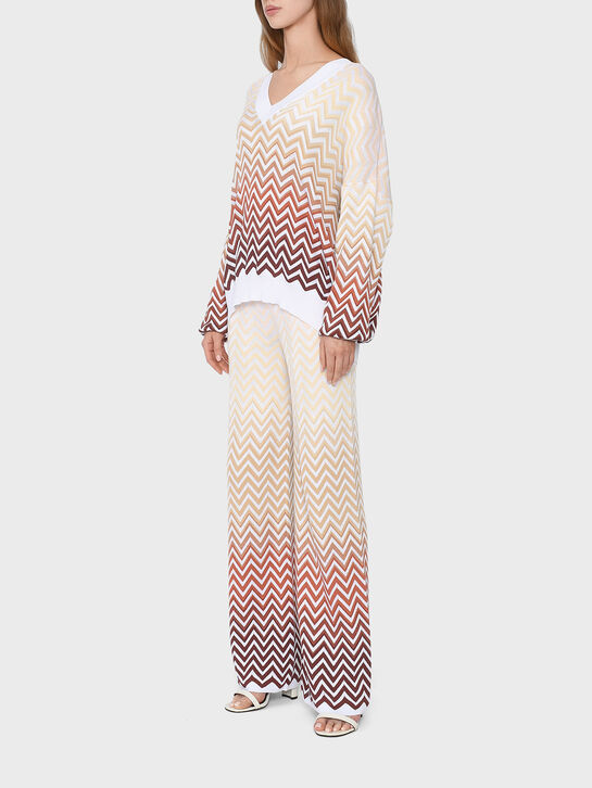 Брюки с узором &quot;зигзаги&quot; Missoni | Фото 2