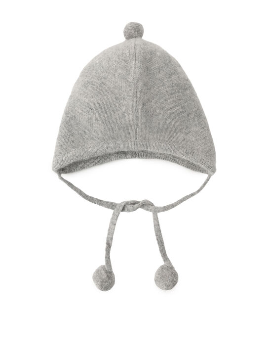 Шапка кашемировая, серая Oscar et Valentine | Фото 1