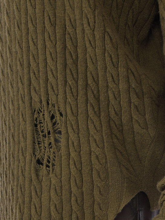Джемпер цвета хаки Blumarine | Фото 6