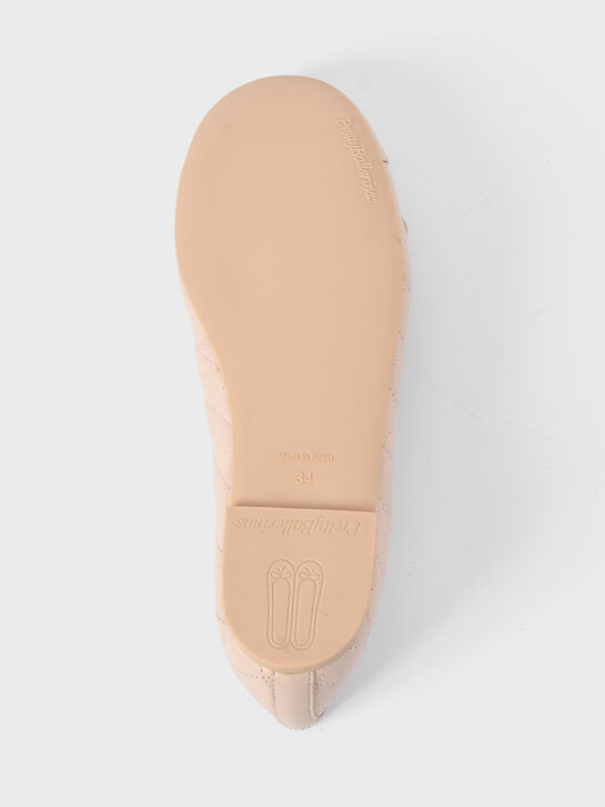 Туфли стеганые, кремовые Pretty Ballerinas | Фото 5