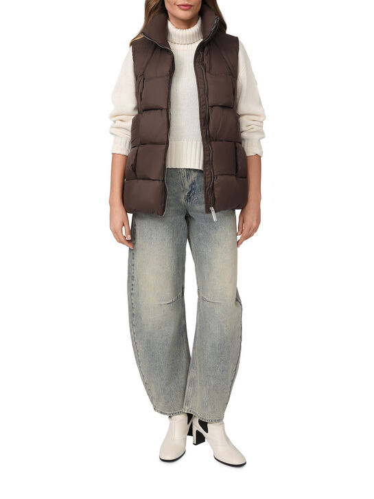 Жилет over size, шоколадный Freedomday | Фото 2