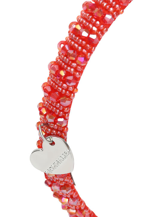 Ободок с бусинами, красный Monnalisa | Фото 4