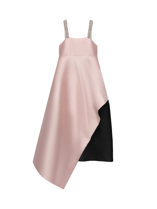 Платье асимметричное, розовое Maison Ava | Фото 1