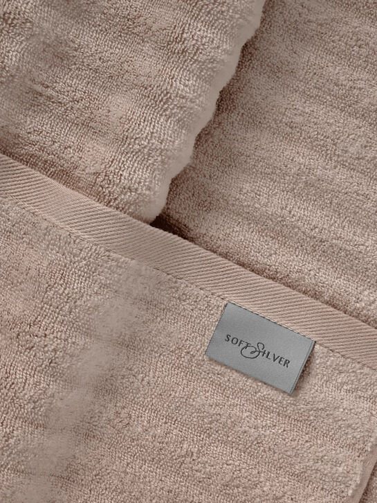 Полотенце махровое для тела 100х150 см, Wave Tactile Soft Silver | Фото 4