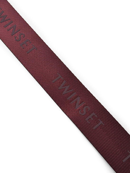 Сумка с лого в тон, бордовая TWINSET | Фото 6