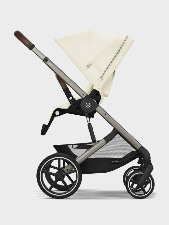 Коляска Balios S Lux TPE Seashell Beige с дождевиком CYBEX | Фото 4