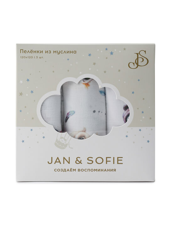 Комплект пелёнок, 2 шт, 120x120 см Jan&Sofie | Фото 12