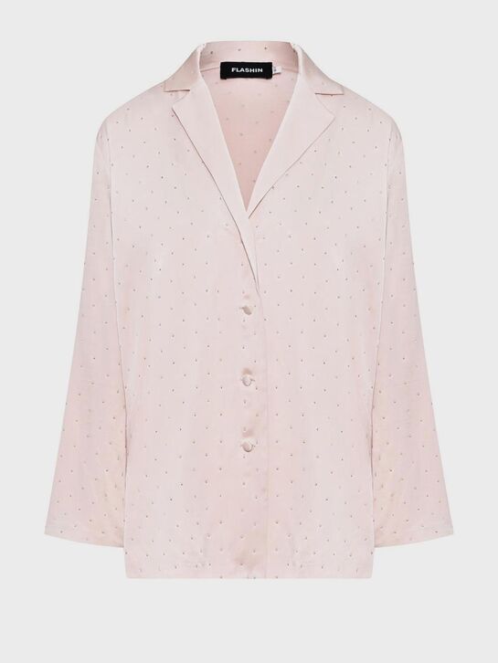 Комплект: жакет+брюки с мелкими стразами Flashin | Фото 11