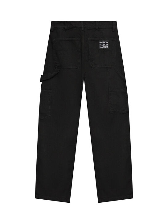 Джинсы с патчами, черные Market | Фото 2