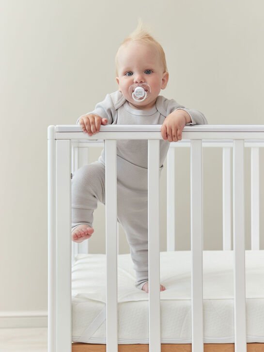 Наматрасник детский 140х70 см, белый Happy Baby | Фото 5