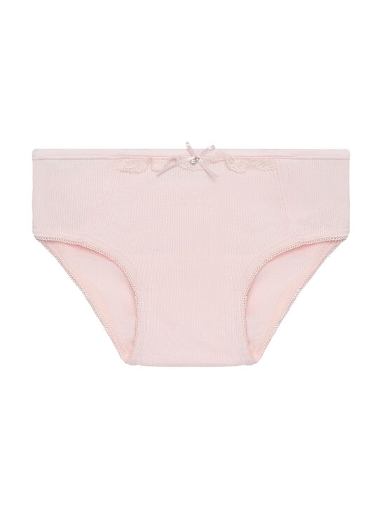 Трусы в рубчик, розовые Story Loris | Фото 1