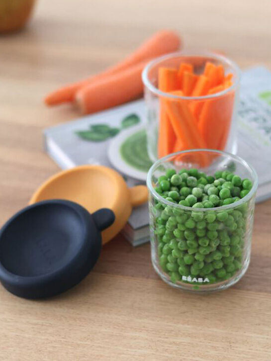 Набор контейнеров BEABA 2шт 250 мл (стекло) с крышкой для хранения продуктов  | Фото 4