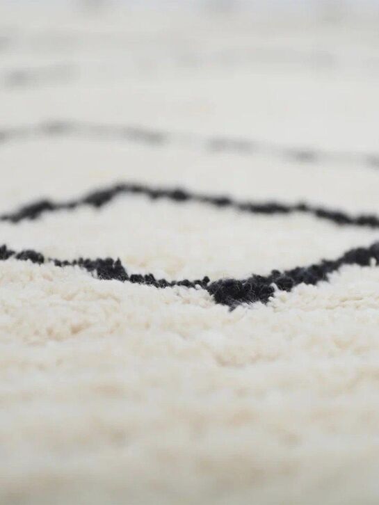 Коврик Nattiot Ковер VIKTOR BLACK S 100х150  | Фото 4