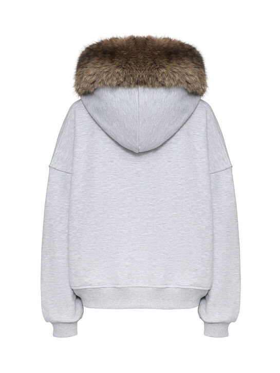 Худи с эко-мехом Flashin | Фото 5