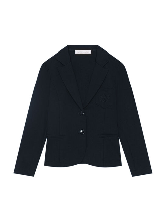 Пиджак из пунто милано Monnalisa | Фото 1