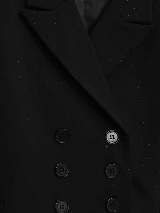 Пиджак двубортный со стразами Dan Maralex | Фото 3