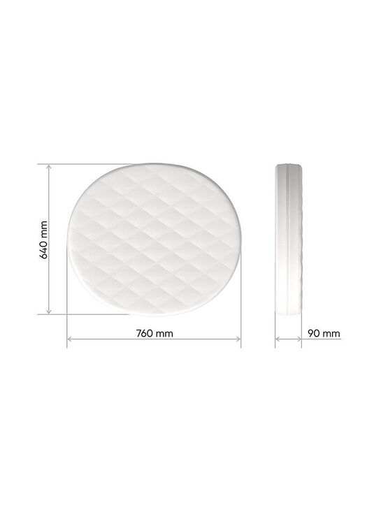 Матрас для люльки, кокос/форплит/латекс 9 см Ellipsefurniture | Фото 3