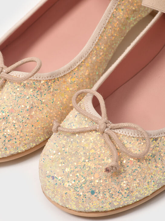 Туфли с глиттером в тон Pretty Ballerinas | Фото 7
