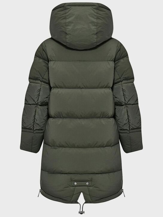 Удлиненная куртка с капюшоном ADD | Фото 2
