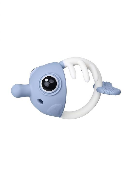 Прорезыватель Рыбка, силиконовый, голубой Mombella | Фото 1