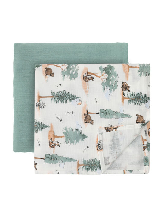 Комплект из 2 пеленок, 120x120 см Jan&Sofie | Фото 1