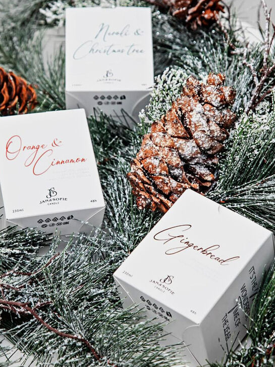 Свеча ароматическая Апельсин и корица Jan&Sofie | Фото 8