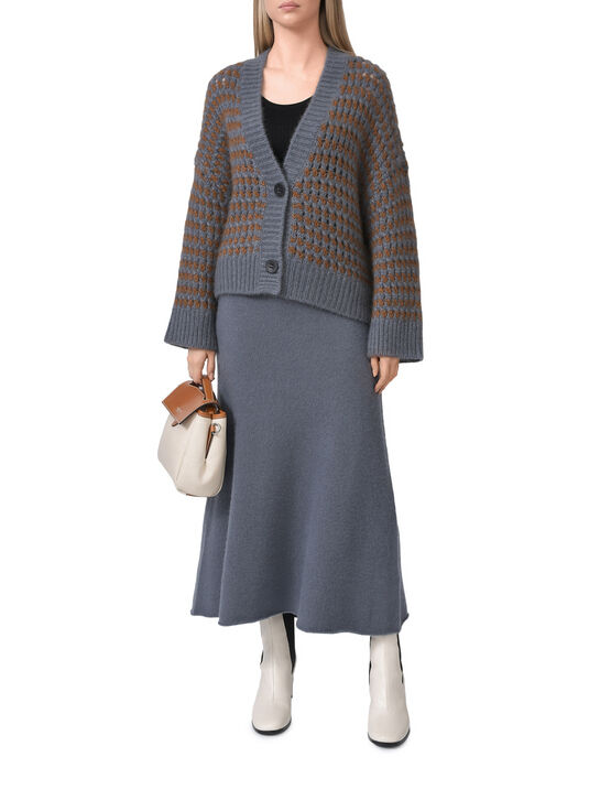 Юбка-годе, серая Lu Ren | Фото 2