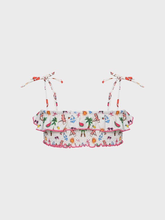 Купальник с цветочным принтом Saint Barth | Фото 3