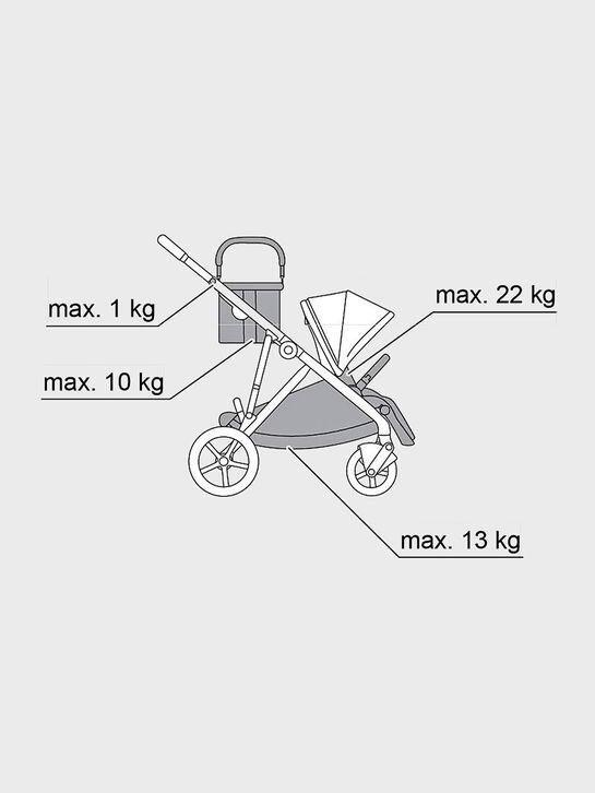 Коляска Gazelle S BLK Moon Black с корзиной и дождевиком CYBEX | Фото 12