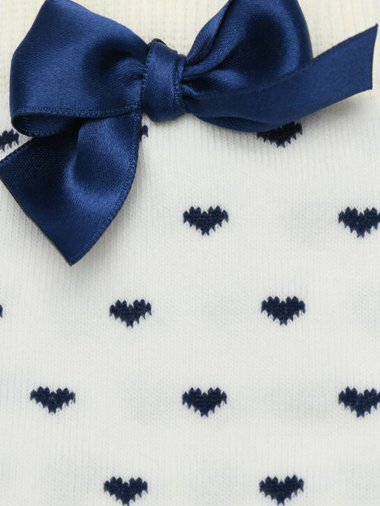 Носки с синим бантами, белые Story Loris | Фото 2