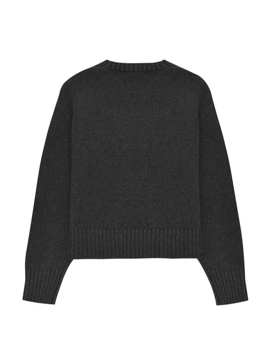 Джемпер с люверсами, серый MSGM | Фото 2