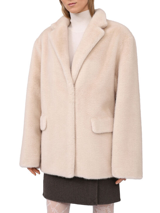 Пальто из эко-меха Flashin | Фото 3