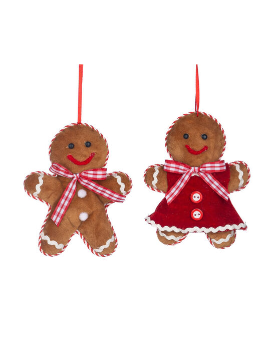 Елочные подвески Пряничные мальчик и девочка, 12 см Goodwill | Фото 1