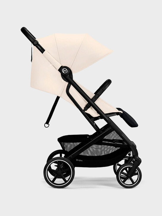 Коляска Beezy Canvas White с дождeвиком и бампером CYBEX | Фото 3