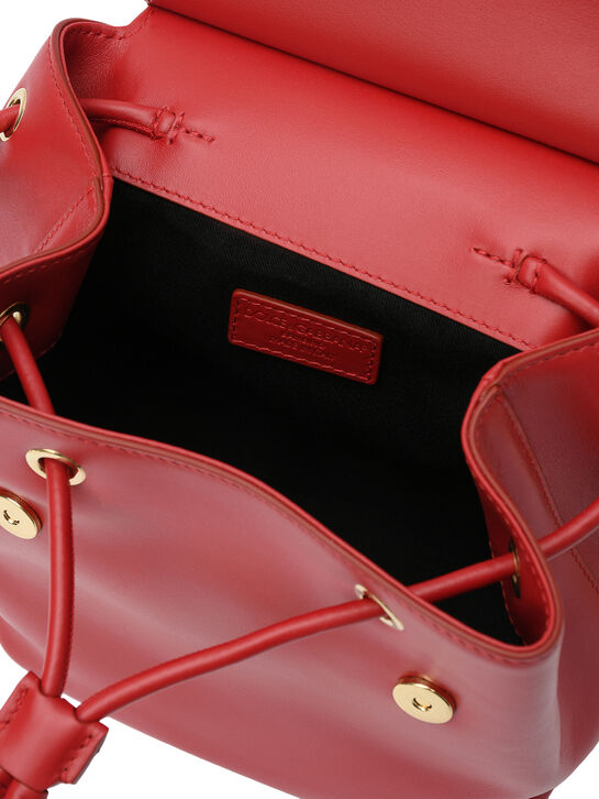 Рюкзак с золотым лого, красный Dolce&Gabbana | Фото 5