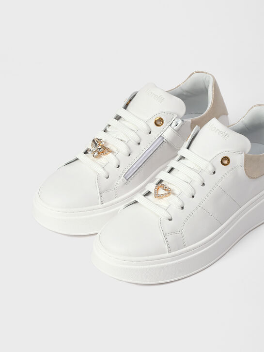 Кеды с серебристой вставкой Morelli | Фото 6