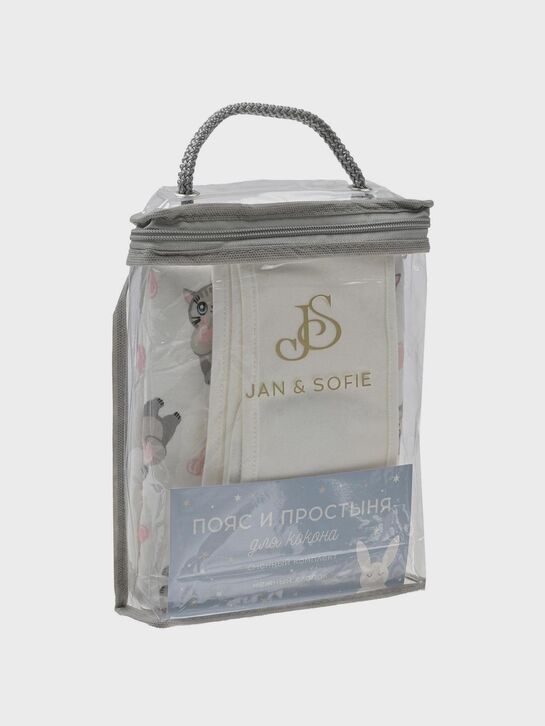Комплект для кокона: простыня и пояс, &quot;Котик&quot; Jan&Sofie | Фото 12