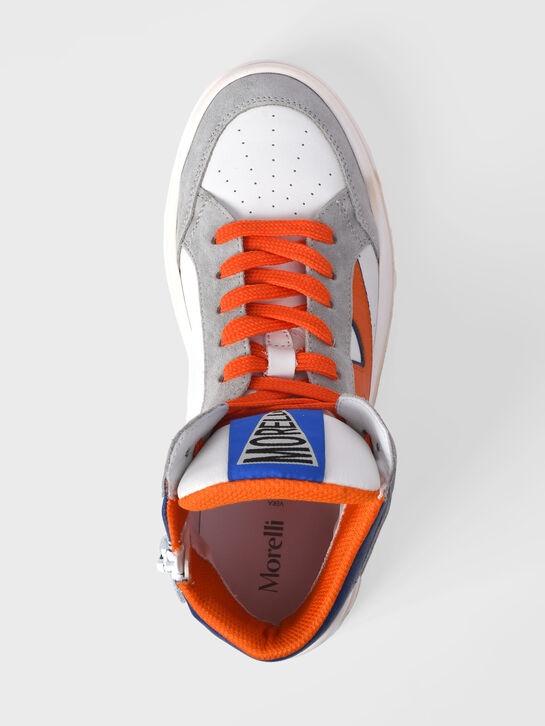 Кеды высокие в стиле color block Morelli | Фото 4