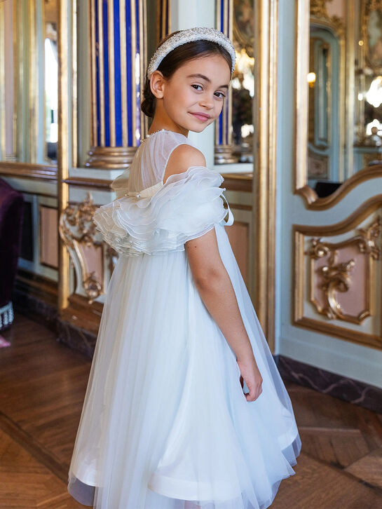 Платье с объемным цветком Maison Ava | Фото 3