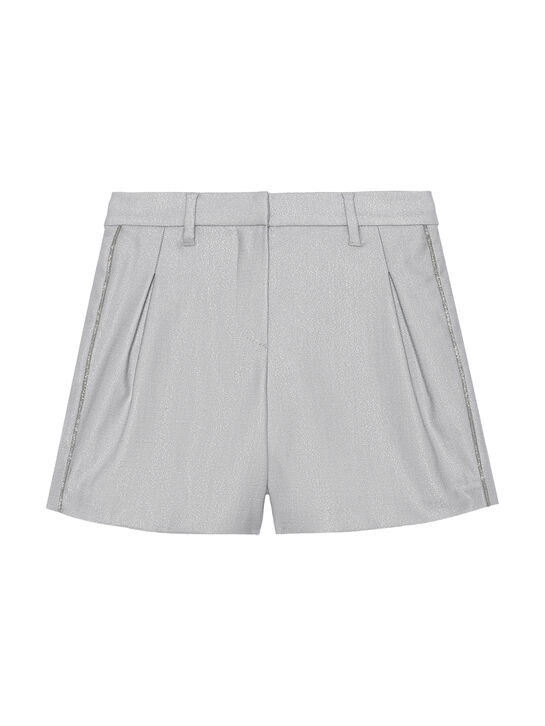 Бермуды из смесовой шерсти, серые Brunello Cucinelli | Фото 1