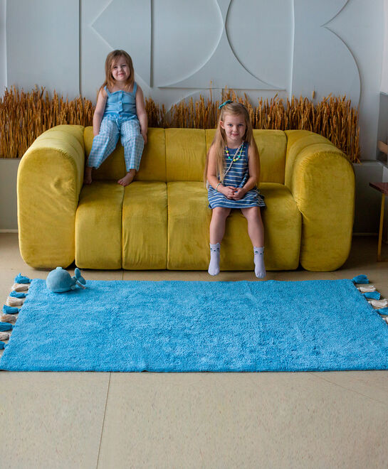 Хлопковый ковер Colorful Blue 120х180 см Lillaland | Фото 2