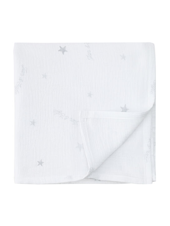 Комплект из 3 пеленок с принтом пингвины, 120х120 см Jan&Sofie | Фото 2