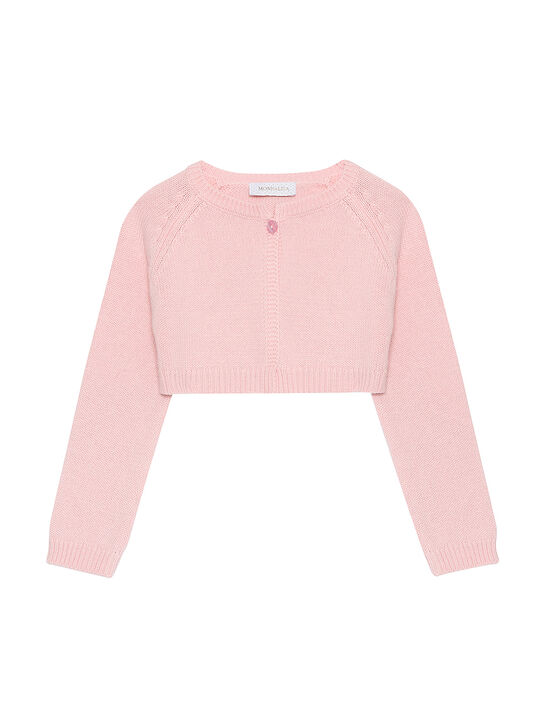 Болеро укороченный, розовый Monnalisa | Фото 1