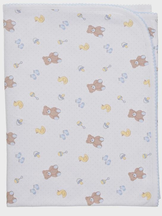 Одеяло с принтом &quot;игрушки&quot; Lyda Baby | Фото 2