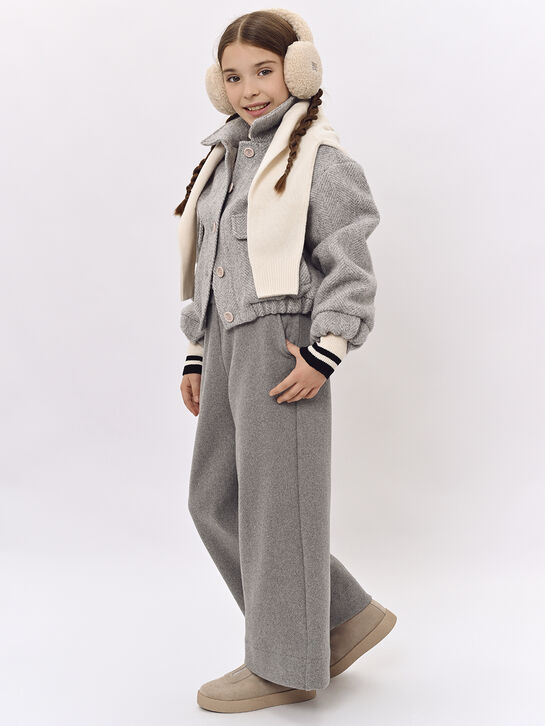 Брюки трикотажные, серые Eleventy | Фото 2