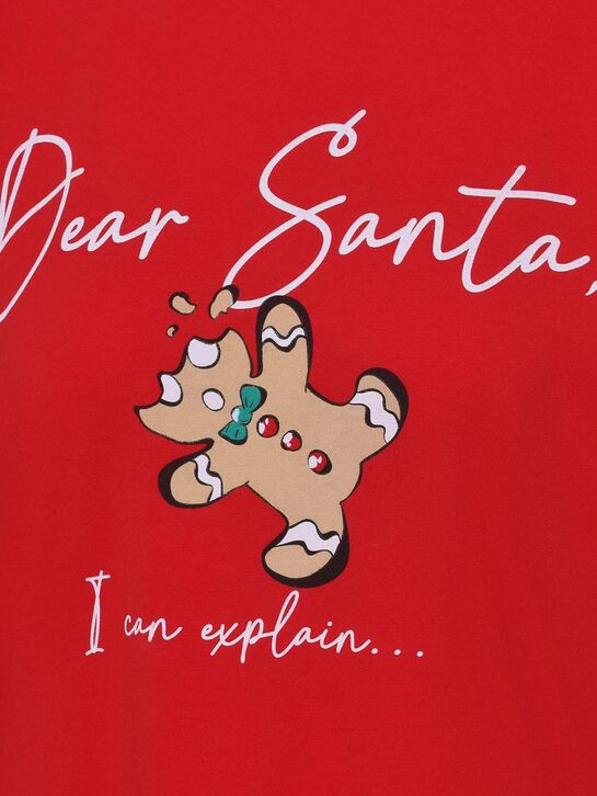 Пижама с брюками в клетку, красная Eirene | Фото 11