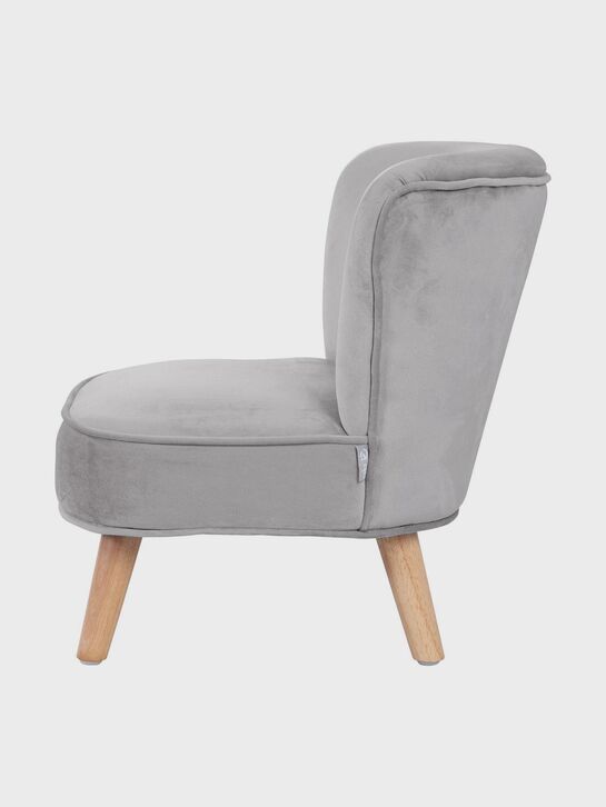 Детское велюровое кресло Lil Sofa, серый Roba | Фото 5