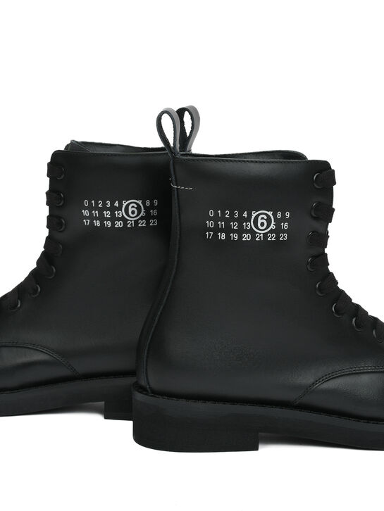 Ботинки с флисовой подкладкой, черные MM6 | Фото 7