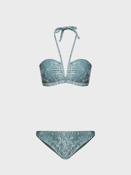 Купальник для беременных бикини раздельный, зеленый Cache Coeur | Фото 1