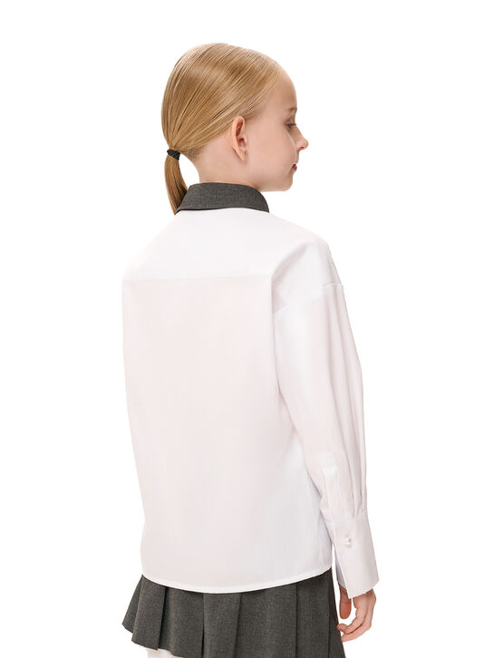 Рубашка с контрастным воротником PRAIRIE Saint Petersburg | Фото 5